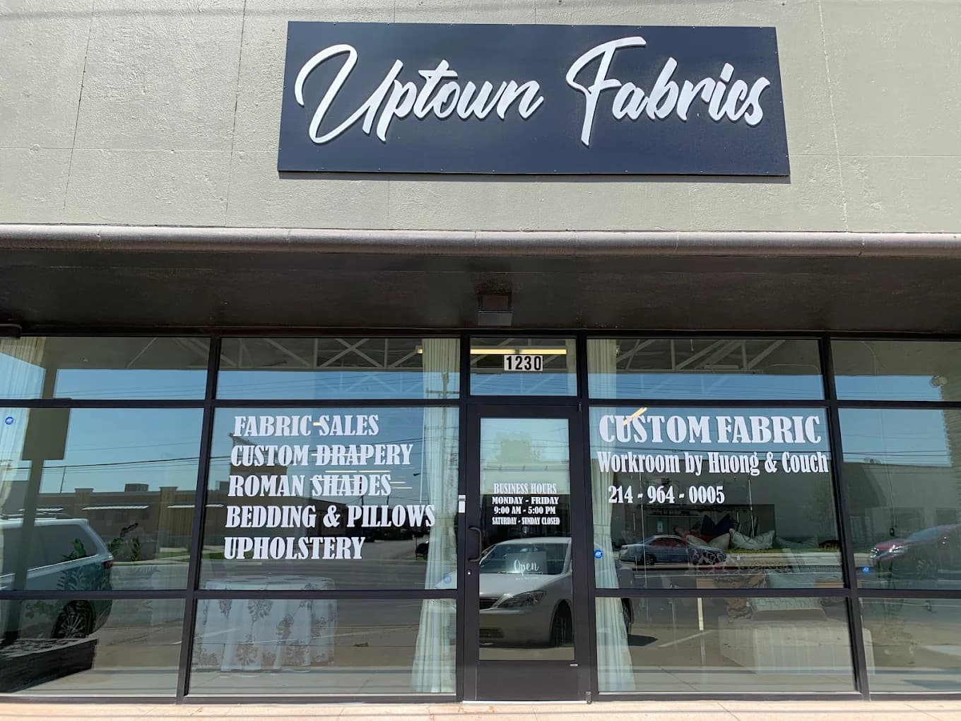Uptown Fabrics storefront